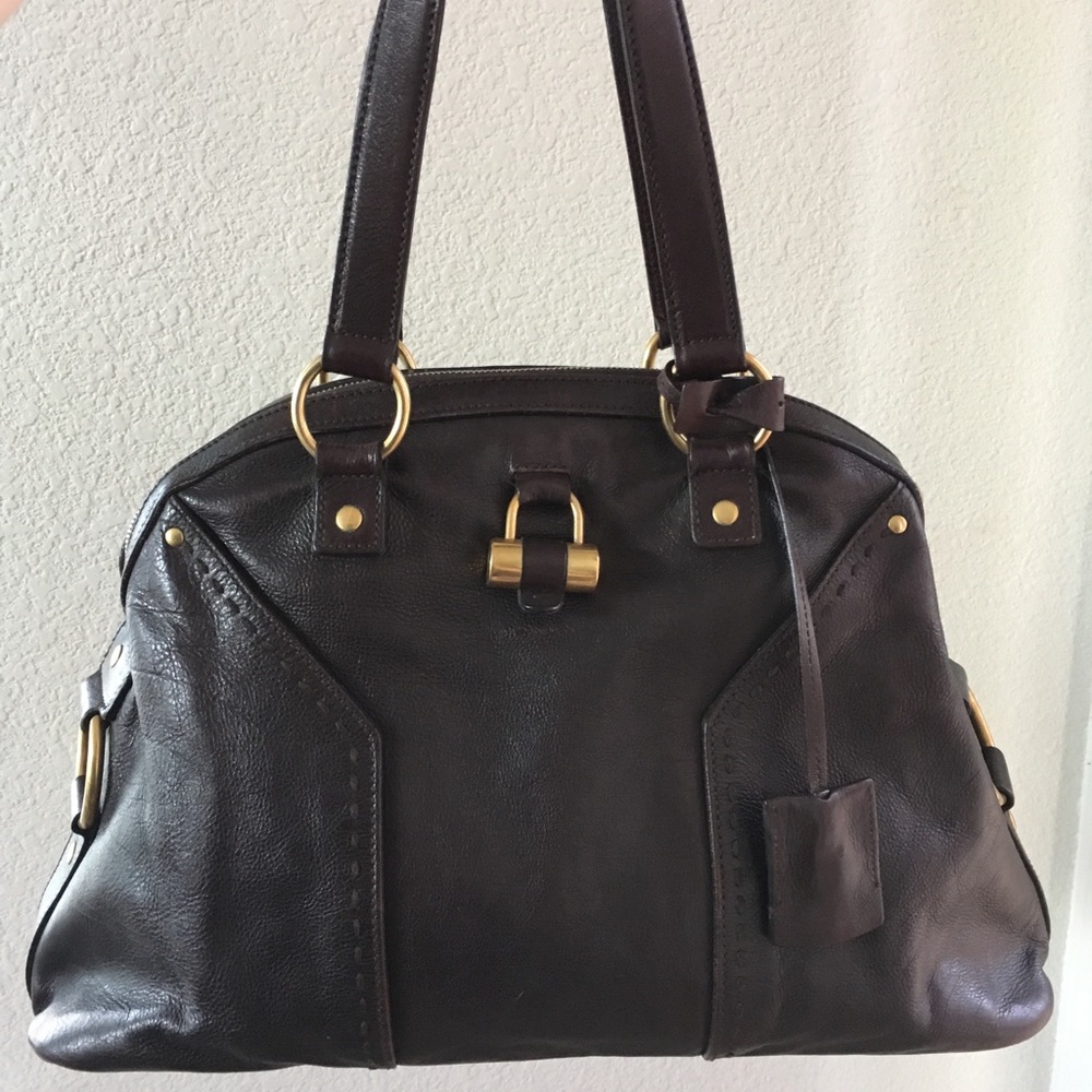 Authentic YSL Chocolate Brown Muse